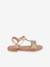 Leren sandalen Bamba LES TROPEZIENNES® BY M. BELARBI meerkleurig - vertbaudet enfant 