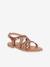 Sandalen Bomongo LES TROPEZIENNES® bruin+wit - vertbaudet enfant 