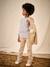 Pantalon garçon cérémonie chino en coton/lin beige+beige clair+bleu+marine foncé+vert sauge - vertbaudet enfant 