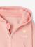 Ensemble sport sweat à capuche zippé + jogging bébé rose pâle - vertbaudet enfant 
