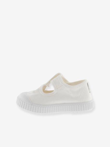 Ballerina's voor kinderen Mercedes Lona Tintada VICTORIA® saliegroen+wit - vertbaudet enfant 