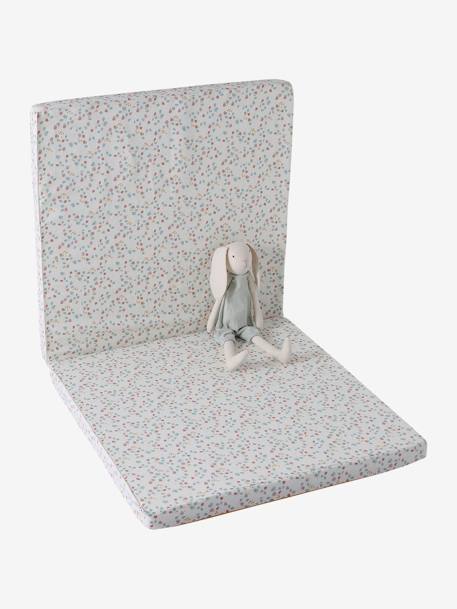 Tapis de motricité pliable et déhoussable beige+jaune+vert sauge - vertbaudet enfant 