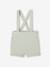 Feestelijke set met overhemd + korte broek voor baby beige+saliegroen - vertbaudet enfant 