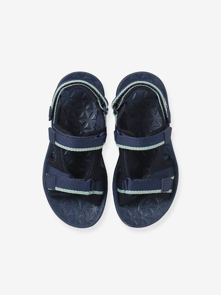 Kindersandalen met klittenband marineblauw - vertbaudet enfant 
