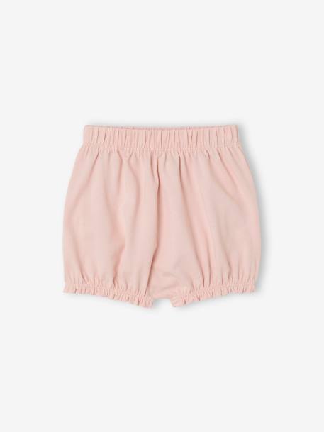 Set van 4 meisjesshorts voor pasgeborene lichtroze - vertbaudet enfant 