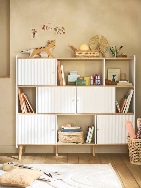 Kinderzimmer Regalschrank ATHEN wit - vertbaudet enfant 