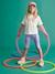 Sportset voor meisjes T-shirt + iriserende kniebroek lila - vertbaudet enfant 