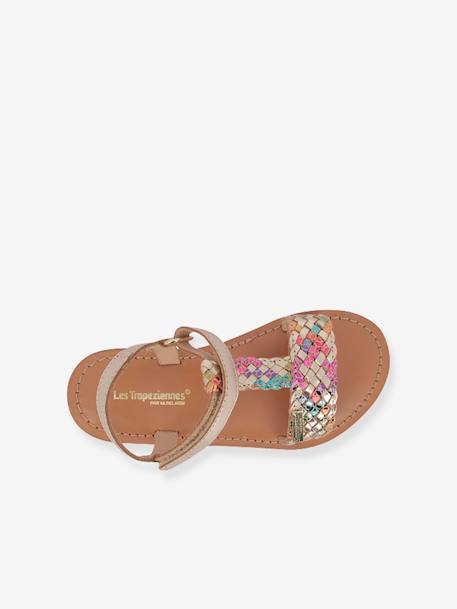 Leren sandalen Bamba LES TROPEZIENNES® BY M. BELARBI meerkleurig - vertbaudet enfant 