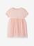Robe cérémonie bébé tulle glitter rose pâle - vertbaudet enfant 