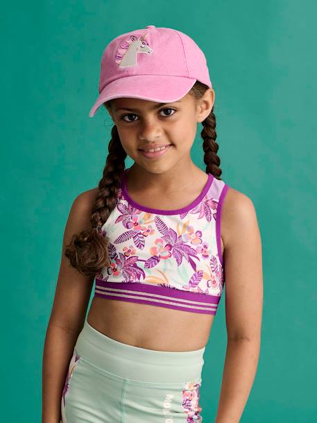 Lot débardeur + brassière sport fille écru - vertbaudet enfant 