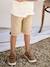 Bermuda garçon cérémonie en coton/lin beige+beige clair+bleu+marine foncé+vert sauge - vertbaudet enfant 