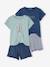 Set van 2 pyjamabroeken BASICS voor meisjes marineblauw - vertbaudet enfant 