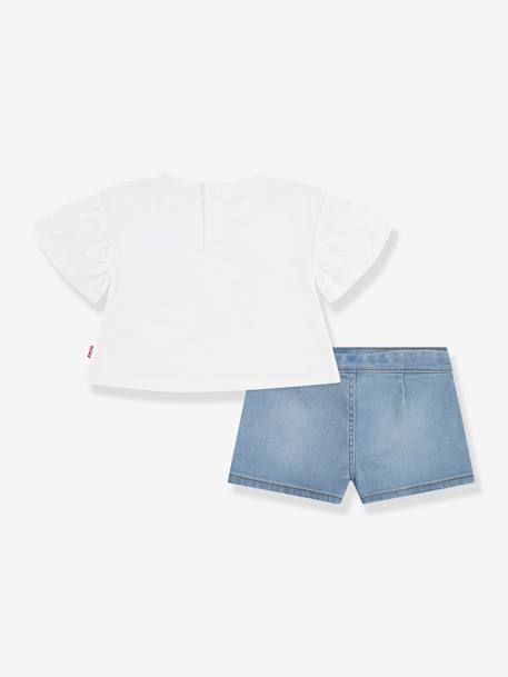 Set sweater en short baby LEVI'S® wit - vertbaudet enfant 