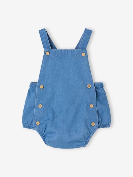 Combinaison bébé naissance forme barboteuse écru+stone - vertbaudet enfant 