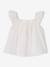 Babyblouse van katoenvoile vanille - vertbaudet enfant 