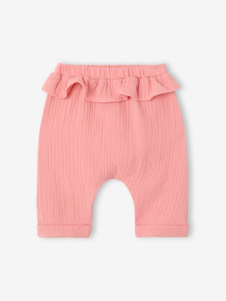 Ensemble naissance blouse et pantalon rose - vertbaudet enfant 
