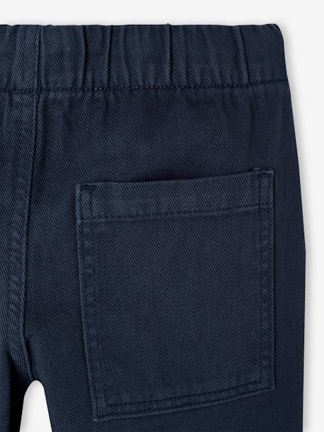 Pantalon garçon  fluide facile à enfiler garçon bleu nuit+terracotta - vertbaudet enfant 