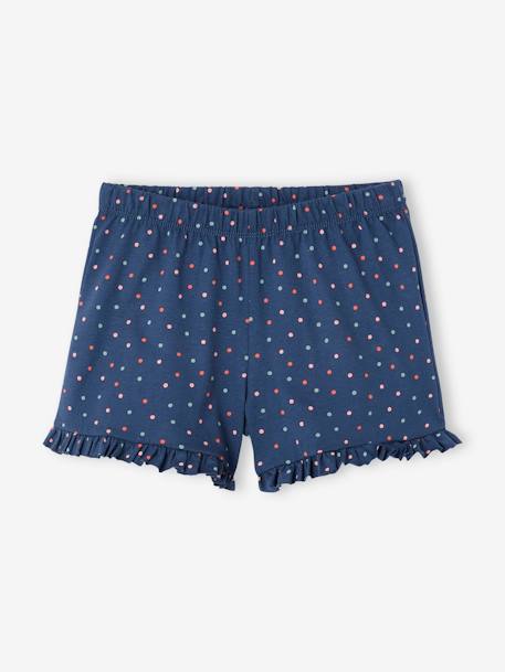 Lot de 2 pyjashorts fille marine - vertbaudet enfant 