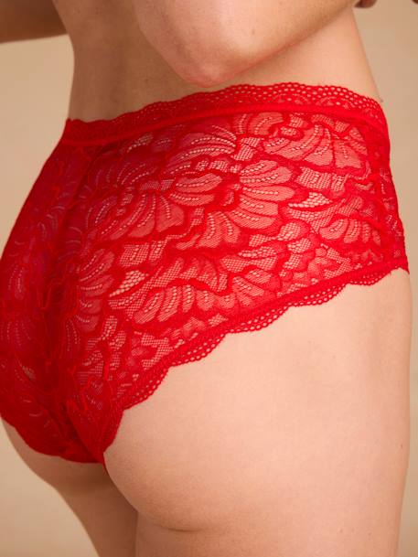 Culotte en dentelle rouge - vertbaudet enfant 