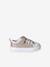 Baskets bébé fille synthétique lacets élastiqués et scratch or - vertbaudet enfant 