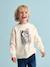 Bedrucktes Jungen Sweatshirt Disney MICKY MAUS Oeko-Tex ecru - vertbaudet enfant 