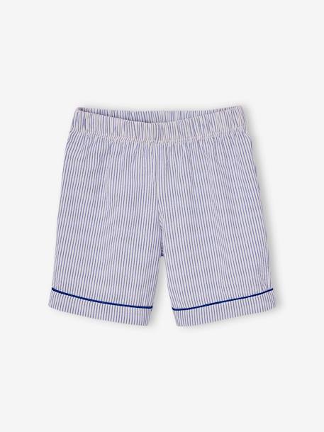 Pyjamabroek in popeline voor jongens felblauw - vertbaudet enfant 