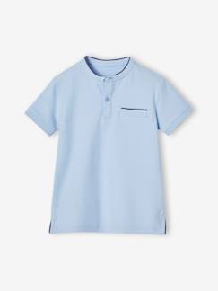 Garçon-T-shirt, polo, sous-pull-Polo-Polo garçon col Mao 