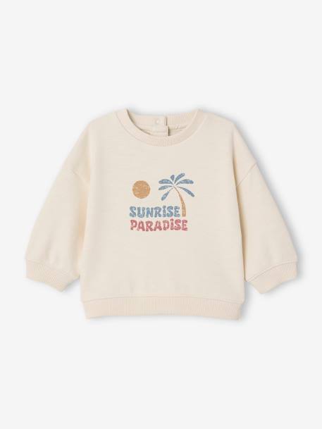 Babysweater voor jongens ecru - vertbaudet enfant 