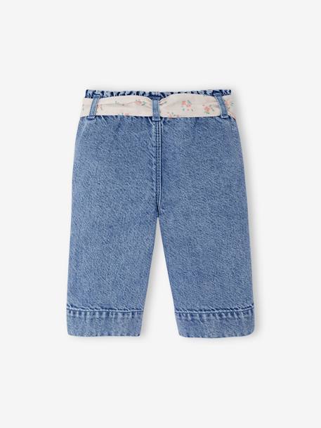 Vertbaudet wijde babybroek met bindceintuur double stone - vertbaudet enfant 