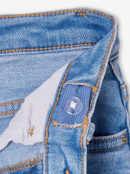 Jean fille évasé bleu moyen - vertbaudet enfant 