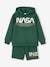 Ensemble sweat + short Nasa vert sapin - vertbaudet enfant 