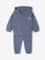 Ensemble sport sweat à capuche zippé + jogging bébé indigo - vertbaudet enfant 