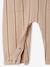 Gestreepte gebreide babyromper zandbeige - vertbaudet enfant 