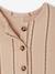 Gestreepte gebreide babyromper zandbeige - vertbaudet enfant 