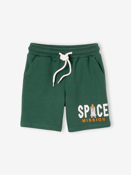 Ensemble sweat + short Nasa vert sapin - vertbaudet enfant 