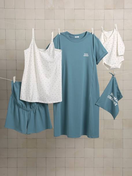 Reistas moeder en baby voor zwangerschap en borstvoeding smaragdgroen - vertbaudet enfant 