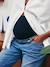 Jean de grossesse droit bandeau sans couture denim brut+denim gris+stone - vertbaudet enfant 