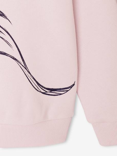 Mädchen Sweatshirt Disney DIE EISKÖNIGIN lila (poederkleur) - vertbaudet enfant 