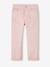 Pantalon fille slim morphologique medium anthracite+rose poudré - vertbaudet enfant 