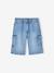 Bermuda in skatestijl JONEN gebleekt denim - vertbaudet enfant 