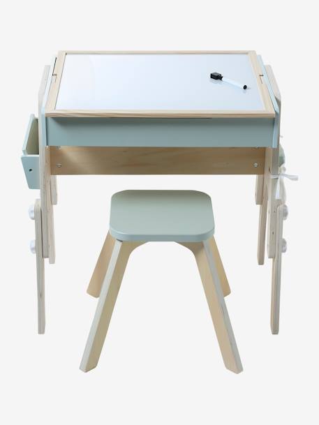 Tableau 5 en 1 en bois FSC® blanc - vertbaudet enfant 