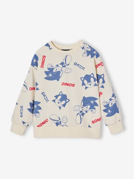 Sweat Sonic garçon écru - vertbaudet enfant 