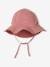 Chapeau en broderie anglaise bébé fille écru+vert sauge+vieux rose - vertbaudet enfant 