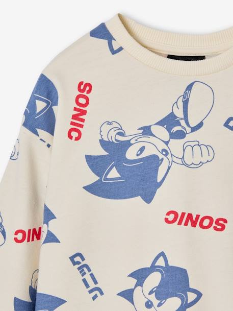 Sweat Sonic garçon écru - vertbaudet enfant 