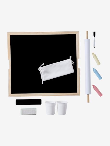 Tableau 5 en 1 en bois FSC® blanc - vertbaudet enfant 