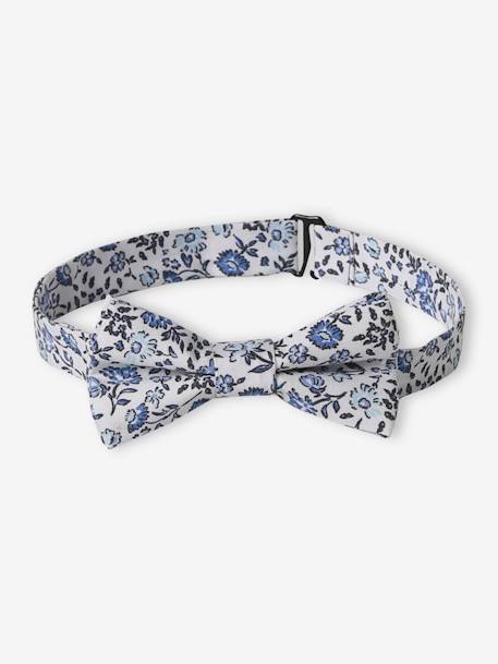 Noeud papillon garçon bleu imprimé+marine+stone+vert sauge - vertbaudet enfant 