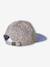 Casquette fleurie fille blanc imprimé+bleu+pivoine - vertbaudet enfant 