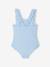 Maillot de bain rayé 1 pièce fille bleu ciel - vertbaudet enfant 