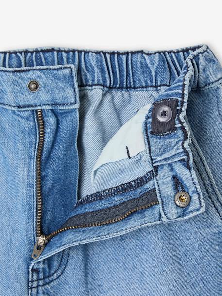 Bermuda in skatestijl JONEN gebleekt denim - vertbaudet enfant 