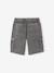 Bermuda battle effet délavé garçon anthracite - vertbaudet enfant 